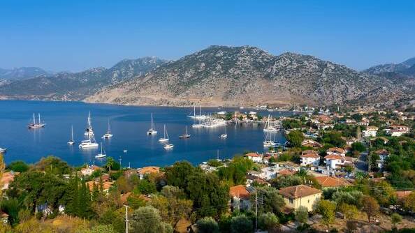 Selimiye Koyu, Bozburun ege bölgesinin en güzel koylarından biri
