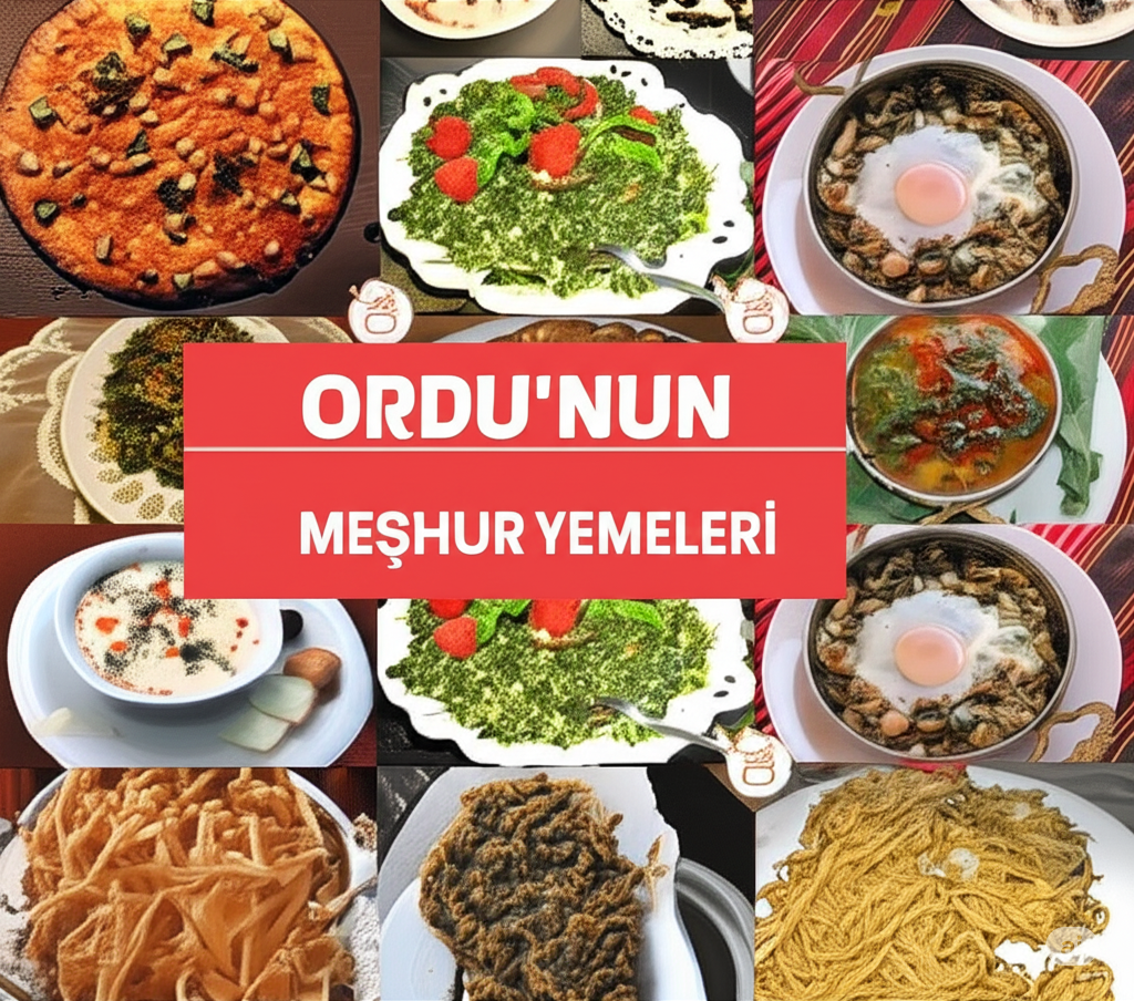 Ordu’da yenilecek meşhur yemekler – pide, hamsili pilav, pancar çorbası, fındıklı tatlılar ve yöresel lezzetler