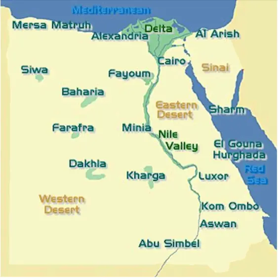 Mısır’da Nil Nehri boyunca gezilecek yerler, tapınaklar ve tarihi şehirler